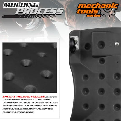 Mechanic Roller Creeper with Padded Headrest