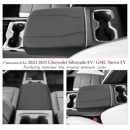 Upgrade 2024 2025 2026 Chevy Silverado EV Center Console Cover 2024