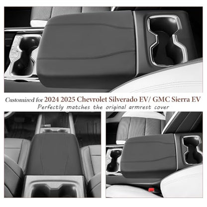 Upgrade 2024 2025 2026 Chevy Silverado EV Center Console Cover 2024