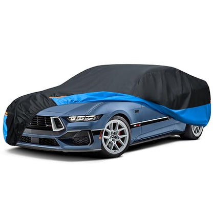 Car Cover Waterproof All Weather Outdoor Windproof Dustproof UV Protection Fit Coupe Ford Mustang 1994
