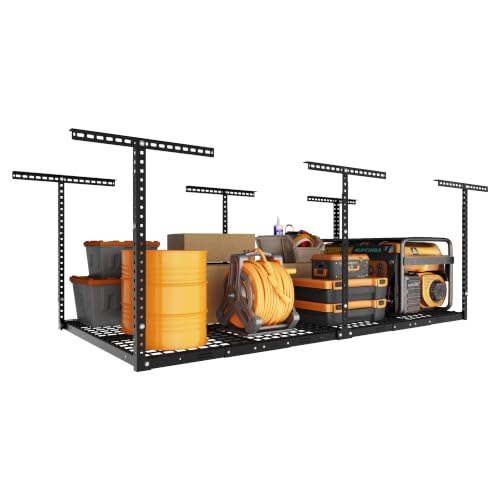4x8ft Overhead Ceiling Garage Storage Rack