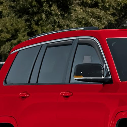 in Channel Extra Durable Rain Guards for Jeep Grand Cherokee L 2021