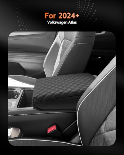for Volkswagen Atlas 2024 2025 2026 Center Console Cover Armrest Box Cover for VW Atlas