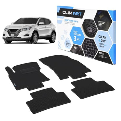 All Weather Car Floor Mats Compatible with Nissan Rogue Sport 2017