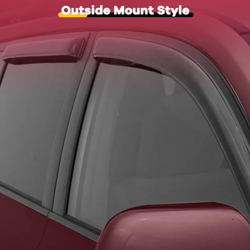 Rain Guards Window Visors Fits for 2018