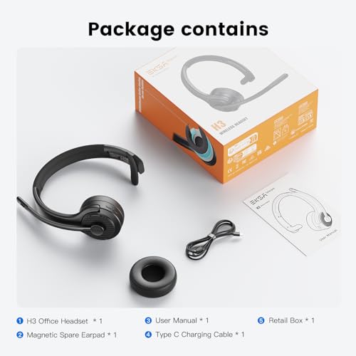H3 Trucker Bluetooth Headset V5.4