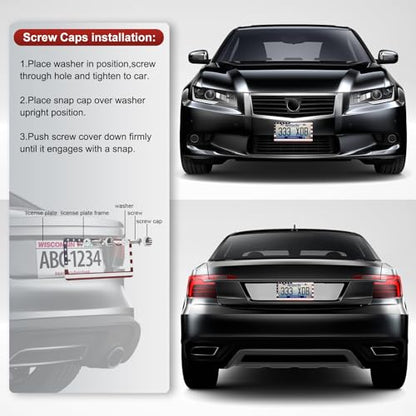 2 Pack License Plate Frames (2 Count)