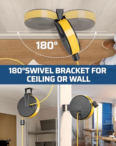 Retractable Extension Cord Reel