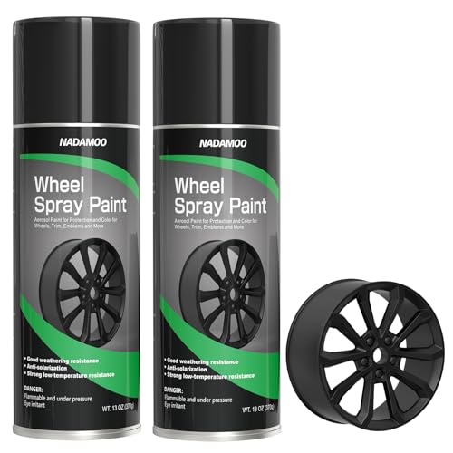 Black Spray Paint for Wheels (26 Ounce)