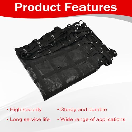 126" x 222" Truck Bed Cargo Net with 1500LBS Capacity