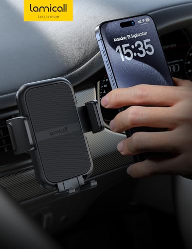 2026 Wider Clamp & Metal Hook Car Phone Holder Vent Accessories
