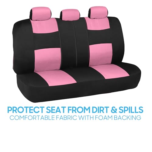 PolyPro Pink Car Seat Covers Full Set with 4