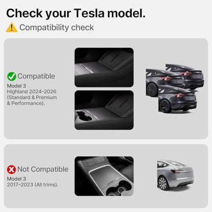 Rear Seat Back Cover Tesla Model 3 Highland 2024 (2 Count)