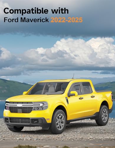 in Channel Window Visors Rain Guards for Ford Maverick 2022