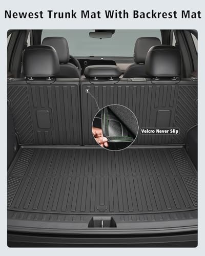 Floor Mats & Cargo Mat & Backrest Mat for Chevy Equinox 2027 2026 2025 Gas