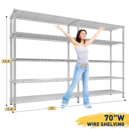 Chrome Metal Shelving