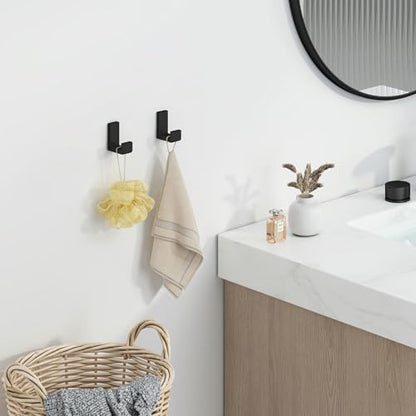 Towel Hooks for Bathrooms (2 Count)
