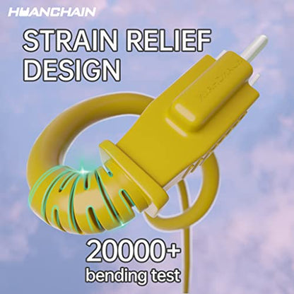 Indoor Outdoor Yellow Extension Cord 75 FT Waterproof 16