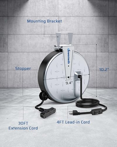 Retractable Extension Cord Reel