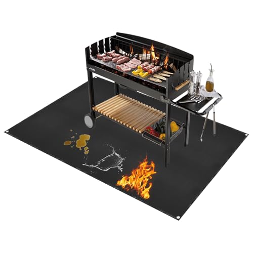 Under Grill Mat for Outdoor Grilling