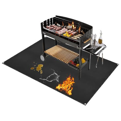 Under Grill Mat for Outdoor Grilling