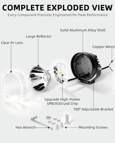 4 Inch Round Led Pod Lights