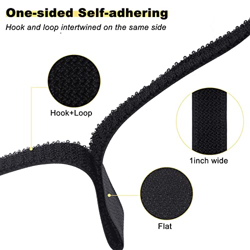 1"x16ft Hook and Loop Straps with 25 Metal Buckles (16 Foot)
