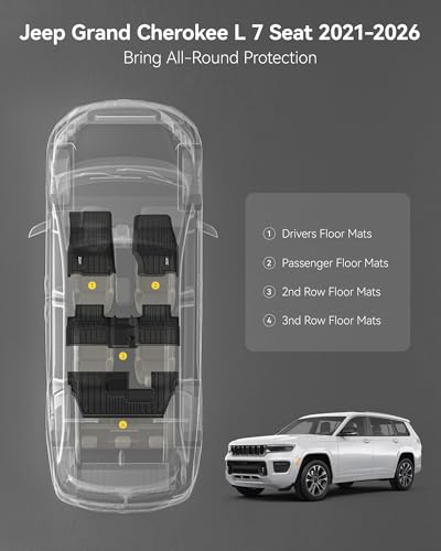 Floor Mats for Jeep Grand Cherokee L 2021