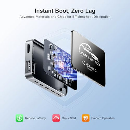 AI Box Wireless CarPlay & Auto Adapter