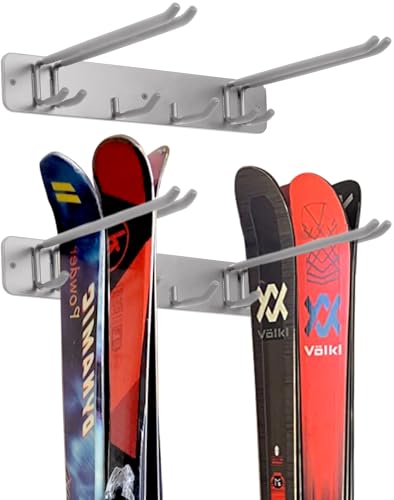Wall Mount Ski Storage Rack