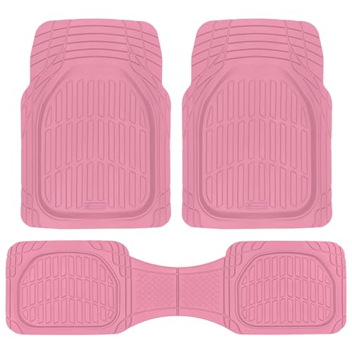 Cotton Candy Pink Car Floor Mats (3 Count)