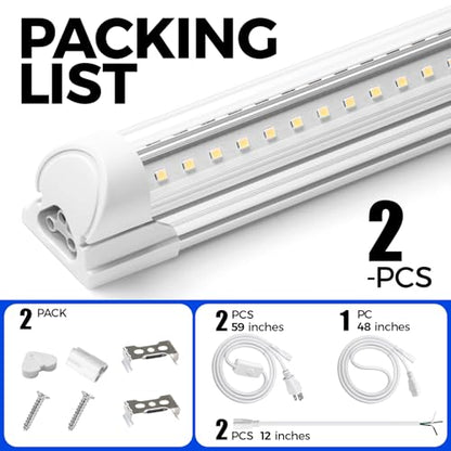 T8 LED Shop Lights 4FT (2 Count)