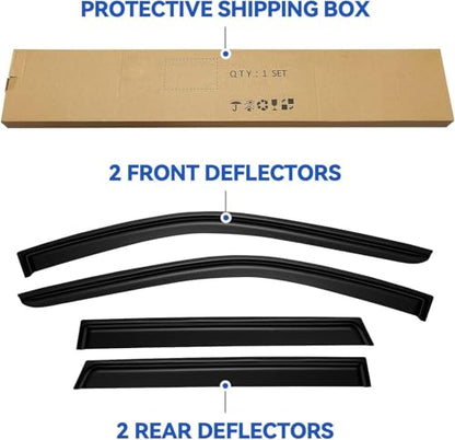 Window Visors Rain Guards for 2011 (4 Count)