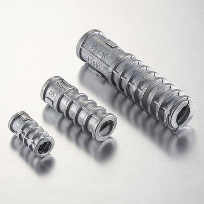 100pcs) 5/16 * 1-3/4 Lag Shield Anchor Long Zinc Alloy Bolts Concrete Anchors, Zinc Alloy Masonry Anchors Hole (100 Count)