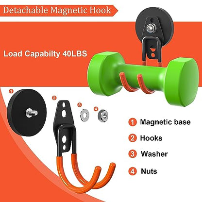 Heavy Duty Magnetic Garage Hooks