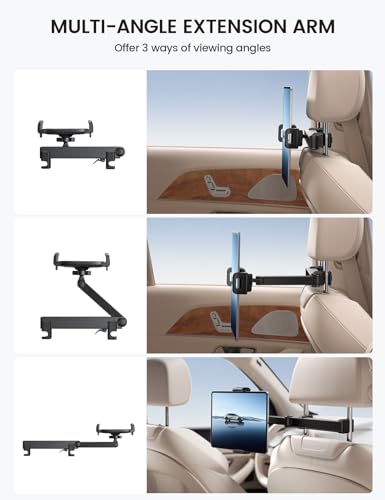 Car Headrest Tablet Holder