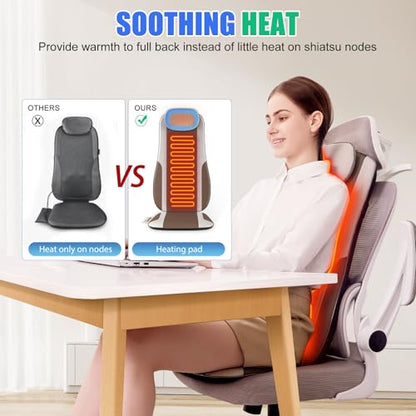Shiatsu Back Massager with Heat