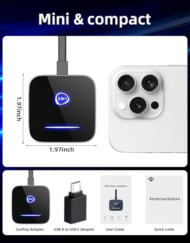 Wireless CarPlay Adapter & Android Auto Dongle