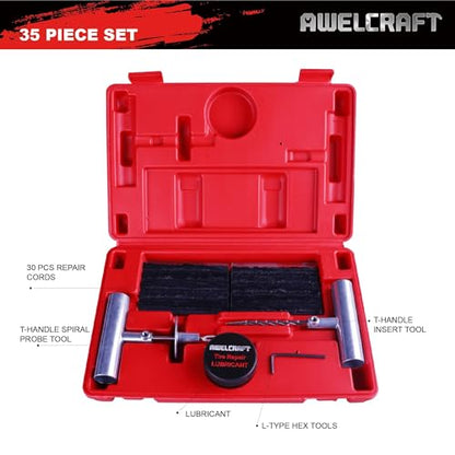 35 Piece Heavy Duty Tire Plug Kit