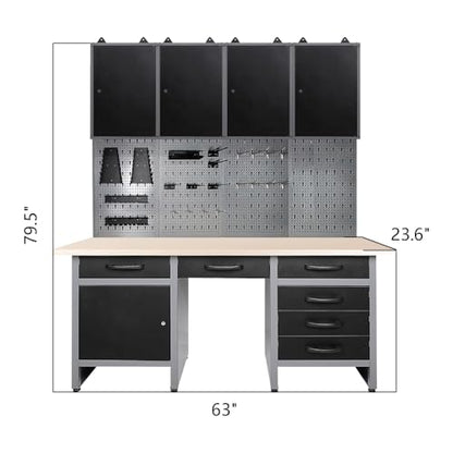 Heavy Duty Garage Storage Cabinet System