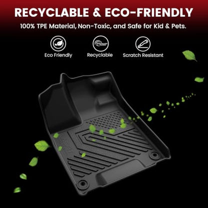 All Weather Floor Mats for Honda Pilot 2016