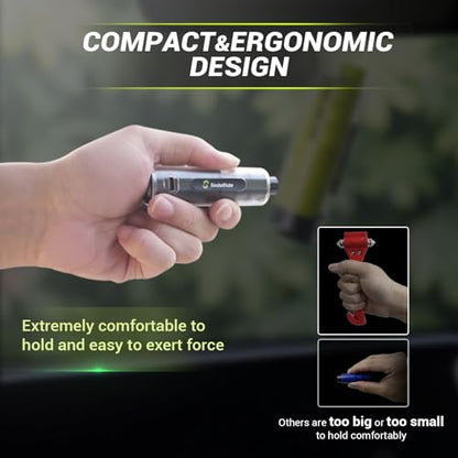 Window Breaker Seatbelt Cutter with Flashlight (2 Count)