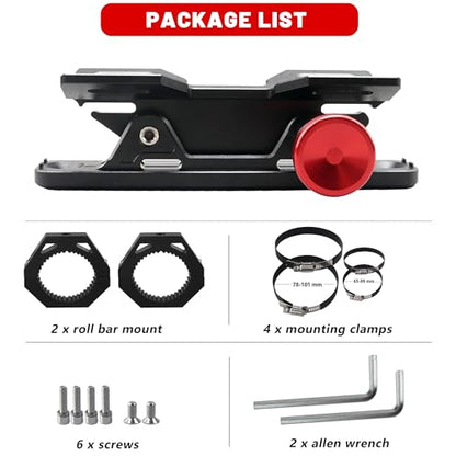 Aluminum UTV Fire Extinguisher Mount Kit for Roll Bar