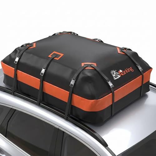 Car Roof Bag Rooftop top Cargo Carrier Bag 15 Cubic feet Waterproof for All Cars with