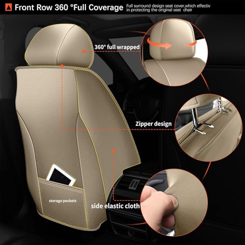 2 Front Seat Covers Fit for Lexus NX 300 2007