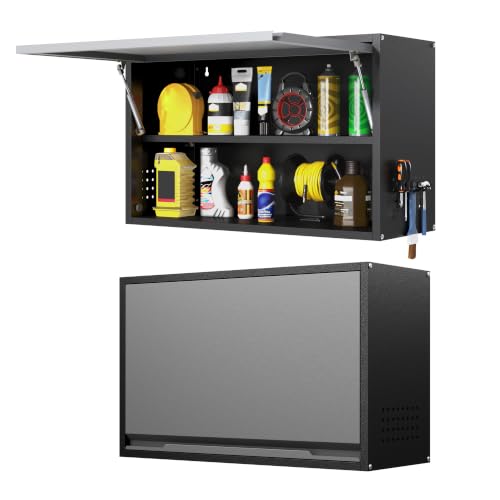 Metal Wall Cabinet with Adjustable Shelves