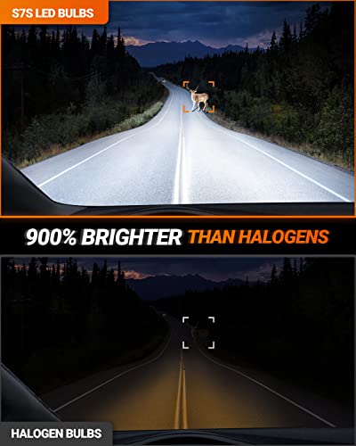 9008 Fog Lamps or DRL 120000LM 9×Brightness High Power for Uber (2 Count)