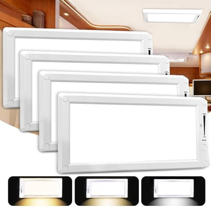 4 Pack 12 in RV LED Interior Lights (4 Count)