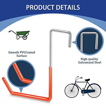 6 Pack Heavy Duty Rafter Hanger Hooks (6 Count)