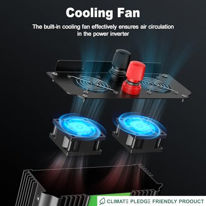 3000W Power Inverter 12V DC to 110V
